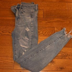 high rise american eagle jeggings